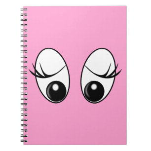 Neugieriges Eyes Custom Colors Notebook Notizblock