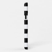 Neugieriges Häschen | Stripes | Monogramm Case-Mate iPhone Hülle (Hinten/Rechts)