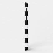 Neugieriges Häschen | Stripes | Monogramm Case-Mate iPhone Hülle (Hinten/Links)