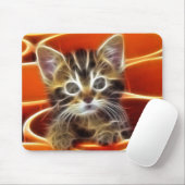 Neugieriges Kätzchen Mousepad (Mit Mouse)