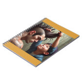 Neugieriges Kid & Mohawk-Notebook Notizblock (Linke Seite)