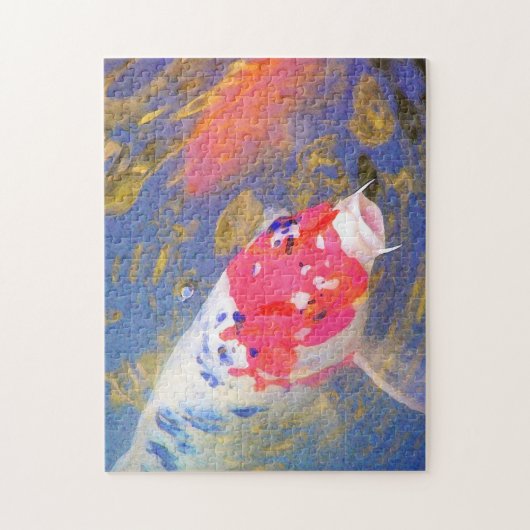 Neugieriges Koi Puzzle (Vertikal)