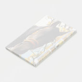 Neugieriges Pferd durch das Küchenfenster schauen Post-it Klebezettel (angewinkelt)