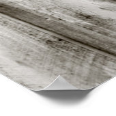 Neugieriges Schwarzes Pferd Poster (Ecke)