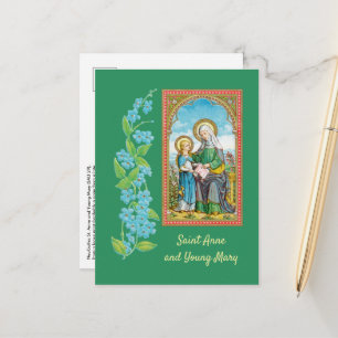 Neugotische St. Anne und junge Maria (SAU 29) Postkarte