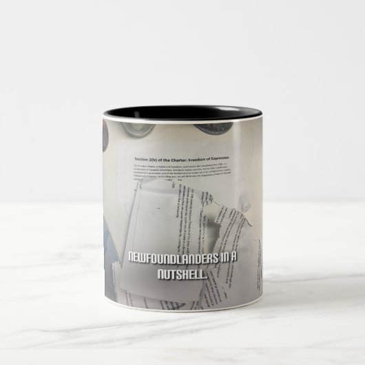 Neugründer im Überblick Zweifarbige Tasse (Mittel)