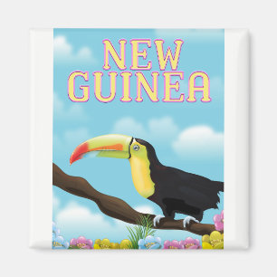 Neuguinea-Tukan-Reiseposter Magnet