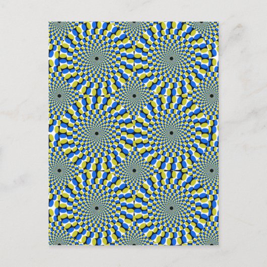 Neuheit der optischen Illusion Postkarte (Vorderseite)