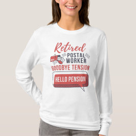 Neuheit der Postarbeiterin Mailman Retirement T-Shirt