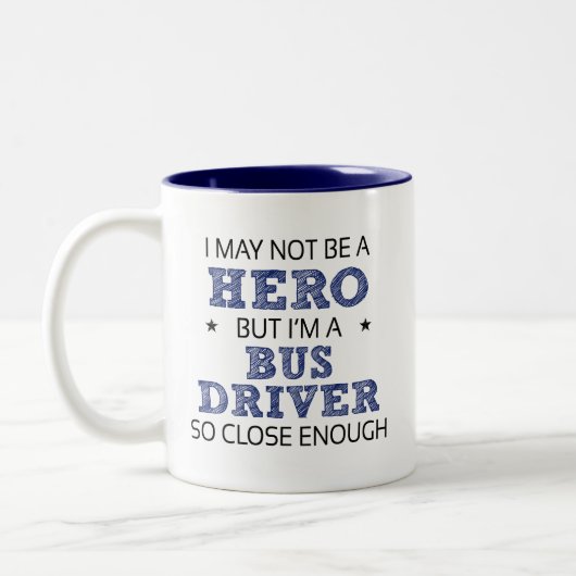 Neuheit des Busfahrers Zweifarbige Tasse (Links)
