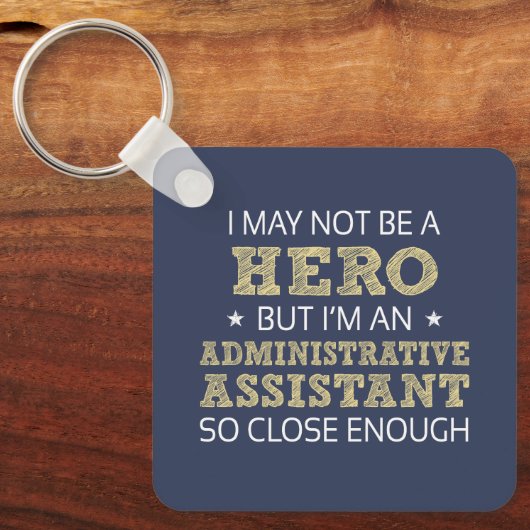 Neuheit des Verwaltungsassistenten Spaßes Schlüsselanhänger (Vorderseite)