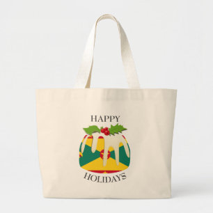 Neuheit Festes Pudding GRENADA FLAG Jumbo Stoffbeutel