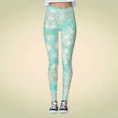 Neuheit Halloween Kostüm Mermaid Scales Muster Leggings