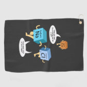 Neuheit im Bereich Chemie Golfhandtuch (Horizontal)