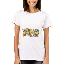 Neuheit-Kuh-Grafik-T-Shirt Riecht wie Geld Spruch