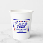 Neuheit nach der Wahl Trump-Vance 2024 8oz Pappbecher (Vorderseite)