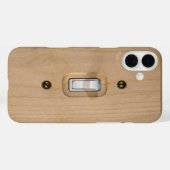 Neuheit Single Toggle Switch Holzplattenfotografie Case-Mate iPhone Hülle (Rückseite (Horizontal))