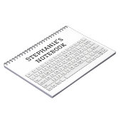 Neuheit über die riesige Computertastatur QWERTY Notizblock (Linke Seite)