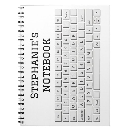 Neuheit über die riesige Computertastatur QWERTY Notizblock (Vorderseite)