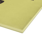 Neuheits-Vorsicht. Messer sind scharf Schneidebrett (Ecke)