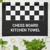 Neuheitsschachbrett-Geschirrtuchgeschenkidee Geschirrtuch (Gefaltet)