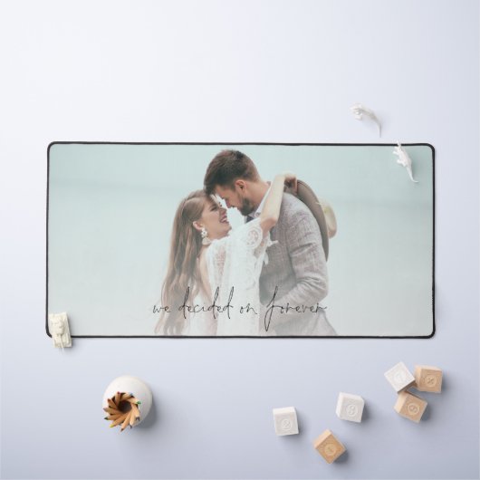 Neuigkeiten Foto Overlay, über das wir für immer e Schreibtischunterlage (Kindertisch)