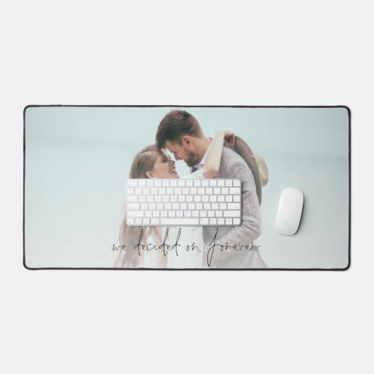 Neuigkeiten Foto Overlay, über das wir für immer e Schreibtischunterlage (Tastatur & Maus)