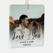 Neuigkeiten Liebe Keramikornament (Rechts)