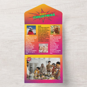 Neuigkeiten 🎄 Weihnachts-Foto All In One Einladung