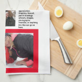 Neuigkeiten 🎄 Weihnachts-Foto Geschirrtuch (Viertel Falte)