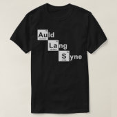 Neujahr 2024 Auld Lang Syne Neues Jahr Wissenschaf T-Shirt (Design vorne)