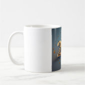 Neujahr 2024 Feier - Happy 2024 Design Kaffeetasse (Links)