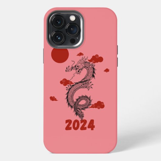 Neujahr 2024 iPhone hülle (Rückseite)