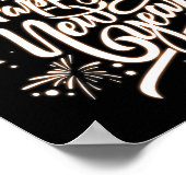 Neujahr 2024 Ladung Poster (Ecke)