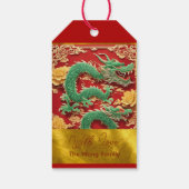 Neujahr 2024 personalisierter GT für den chinesisc Geschenkanhänger (Rückseite)