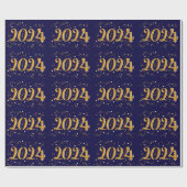 Neujahr 2024: Wrapping Paper Geschenkpapier (Flach)