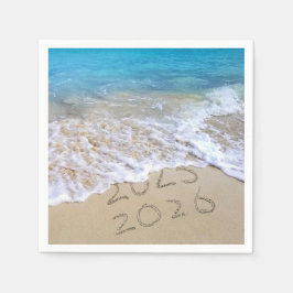 Neujahr 2025 Beach Sand Serviette