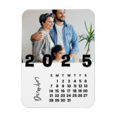 Neujahr 2025 Foto Monatskalender Magnet (Vertikal)