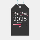 Neujahr 2025 Glückliche Weihnachtsfeiertage Geschenkanhänger (Vorderseite)
