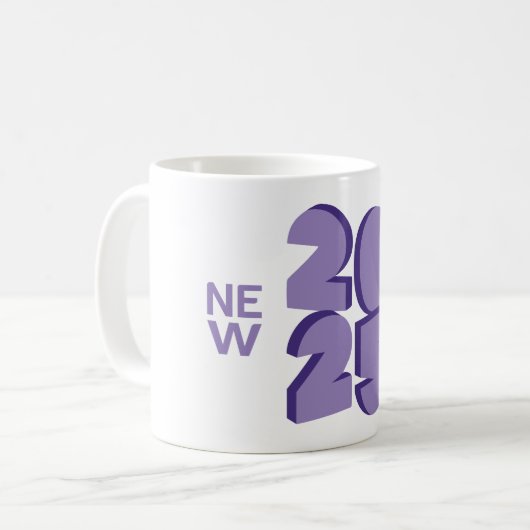 Neujahr 2025 kaffeetasse (Vorderseite Links)