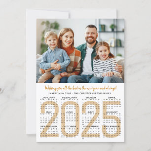 Neujahr 2025 Kalender 1 Foto