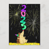 Neujahr 2025 Postkarte (Vorderseite)