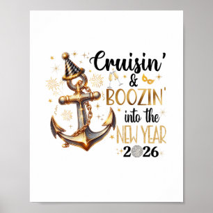 Neujahr 2026 Boozin' Cruisin' Outfit 2 Poster
