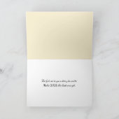 Neujahr 2026 in Beach Sand Feiertagskarte (Innenseite)