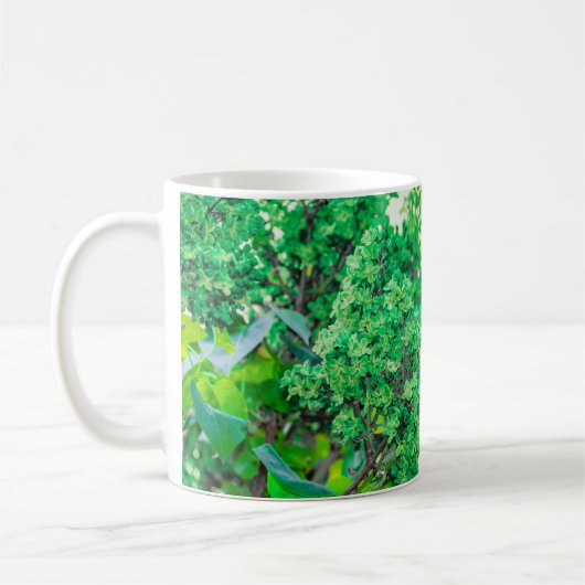Neujahr 2026 Kaffeetasse mit Naturwald-Design (Links)