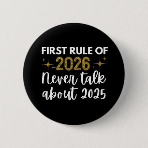 Neujahr 2026 Lustig Button