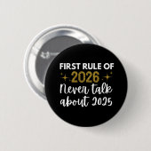 Neujahr 2026 Lustig Button (Vorne & Hinten)