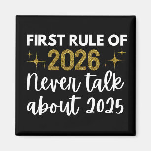 Neujahr 2026 Lustig Magnet