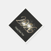 Neujahr 2026 Party Sparklers Napkins Serviette (Ecke)