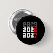 Neujahr 2026 Shirts 67 Sechs Sieben Meme Gen Alpha Button (Vorne & Hinten)